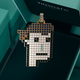 An example of the "NFTiffs" featuring CryptoPunks. A pendant shaped like a pixelated punk is shown.